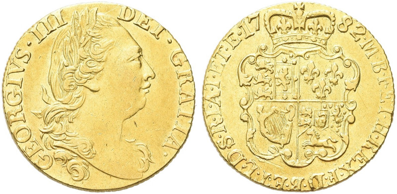 GRAN BRETAGNA. Giorgio III, 1760-1820 
Guinea 1786. Au gr. 8,31 Dr. GEORGIVS II...