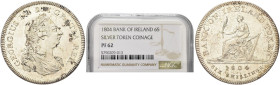 IRLANDA. Giorgio III, 1760-1820 
Bank Dollar o 6 Schilling Token 1804, zecca di Birmingham. Ag gr. 27,34 Dr. Busto laureato e drappeggiato a d. Rv. B...