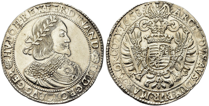 UNGHERIA. Ferdinando III d’Asburgo, Imperatore del Sacro Romano Impero 1637-1657...