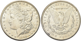 USA. Federazione 
Dollaro 1899 S, zecca di San Francisco. Ag gr. 26,64 Come precedente. KM#110.
Più che SPL