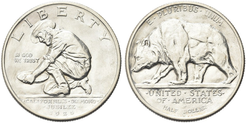USA. Federazione 
Half Dollar 1925 S California’s Diamond Jubilee. Ag gr. 12,45...
