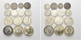 LOTTI MULTIPLI. XVIII-XX secolo 
Lotto di 13 monete (di cui 10 in Ar.) e di una medaglia di Giovanni Paolo II. Ag e Æ.
Da BB a FDC
