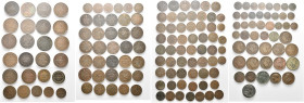 LOTTI MULTIPLI. XVIII-XX secolo 
Lotto di 167 monete in rame di cui oltre 140 dello Stato Pontificio dal 1700 al 1900. Si segnala anche una medaglia ...