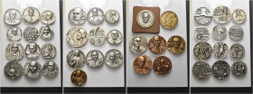LOTTI MULTIPLI. XVIII-XX secolo 
Lotto di n. 29 medaglie di area religiosa, prevalentemente santi e beati in bronzo, argentato e dorato.
Da esaminar...