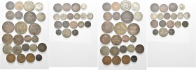LOTTI MULTIPLI. XVIII-XX secolo 
Piccolo album con n. 42 monete di varie tipologie per periodi e conservazioni.
Da esaminare