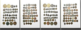 LOTTI MULTIPLI. XVIII-XX secolo 
Album con n. 97 medagliette votive, monete in bronzo in prevalenza papali di varie epoche.
Interessante. Da visiona...