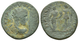 PISIDIA, Panemoteichos. Philip I. AD 244-249. Æ (24mm, 7.4 g) Obverse: ΑΥ Κ ΜΑΡ ΙΟΥ ΦΙΛΙΠΠΟϹ ϹƐ; radiate, draped and cuirassed bust of Philip I, r., s...
