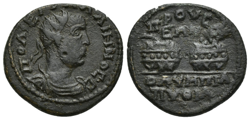 BITHYNIA. Prusa ad Olympon. Gallienus AD 253-268. Bronze Æ (24mm, 6.7 g) Obv: Ra...