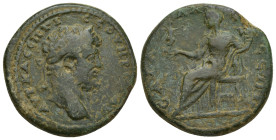 PISIDIA. Sagalassus. Septimius Severus (193-211). Ae. (29mm, 16 g) AYT K Λ CEΠTI CEOYHΡO AVΓ, laureate head right / CAΓAΛACCEΩN, Tyche of the City sea...
