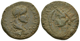 PISIDIA, Sagalassus. Trebonianus Gallus. 251-253 AD. Æ (26mm, 12.8 g). AY KA ΓA OYI TP ΓAΛΛOC. Laureate, draped, and cuirassed bust right / CAΓAΛACCEΩ...