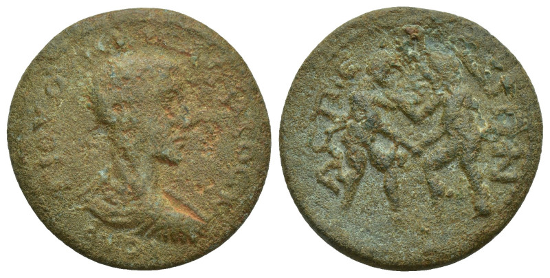 PAMPHYLIA. Aspendus. Maximus (Caesar, 235/6-238). Ae. (24mm, 7.7 g) Obverse: Γ Ι...