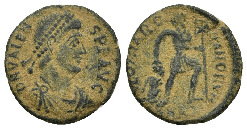 Valens (364-378), AE (17mm, 2.2 g) follis Cyzicus, AD 367-375 DN VALENS PF AVG p...