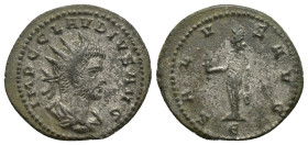 CLAUDIUS II GOTHICUS, (A.D. 268-270), silver antoninianus, Antioch Mint, 5th officina, 268-early 269, (22mm, 3.2 g), obv. IMC C CLAVDIVS AVG, radiate,...