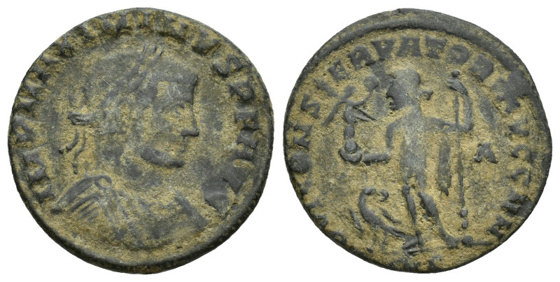 Maximinus II. AD 309-313. Æ Follis. (21mm, 3.8 g) IMP MAXIMINVS PF AVG, laureate...