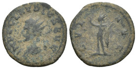 Claudius II Gothicus, 268-270. Antoninianus (Bronze, 20mm, 3.2 g), Antiochia, circa early-mid 270. IMP C CLAVDIVS AVG Radiate head of Claudius II to l...