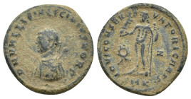 Licinius II. Caesar, A.D. 317-324. AE (18mm, 3.2 g). Cyzicus mint, struck A.D. 317-320. D N VAL LICIN LICINIVS NOB C, laureated and draped bust left, ...