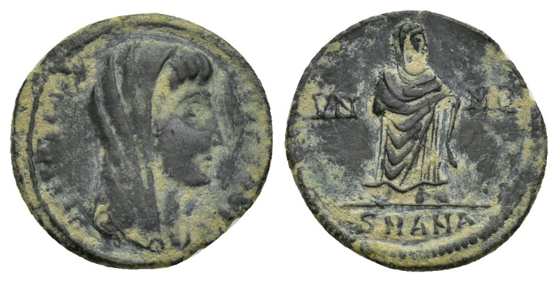 Divus Constantine I. Died A.D. 337. AE 4 (15mm, 1.6 g). Antioch mint, struck A.D...