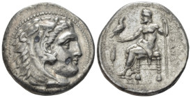 Kingdom of Macedon, Alexander III, 336-323. Miletos (?) Plated tetradrachm circa 323-319 - From the collection of a Mentor. (Starting Bid £ 80 *)