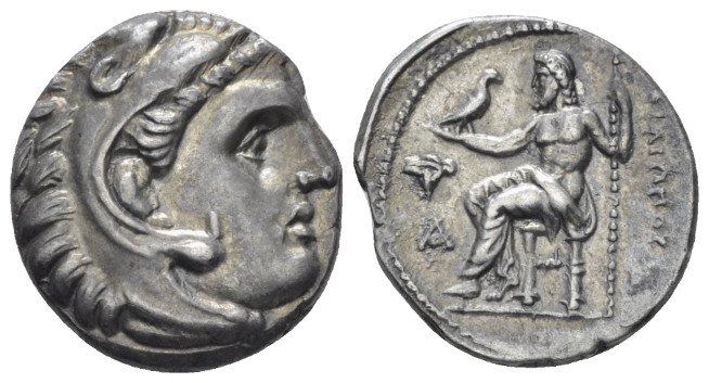 Kingdom of Macedon, Philip III, 323-317 Sardes Drachm in the types of Alexander ...