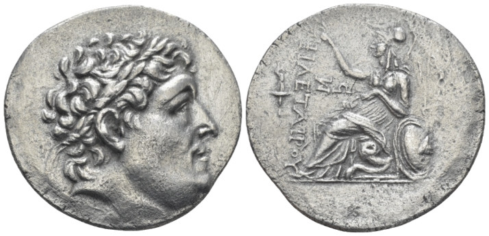 Kingdom of Pergamum, Eumenes II, 197-190 Tetradrachm circa 197-190, AR 33.00 mm....