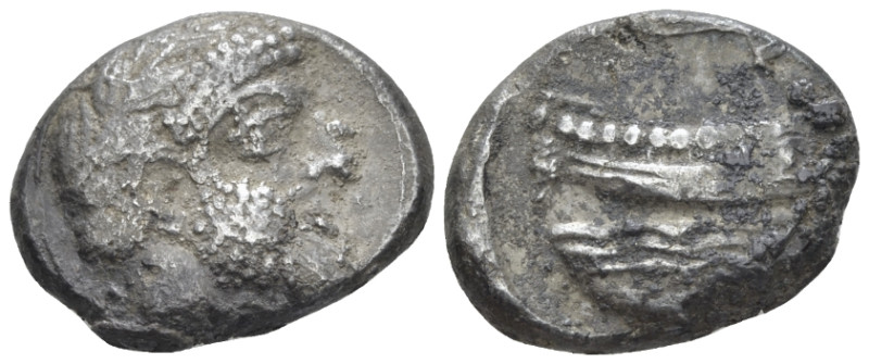 Phoenicia, Uncertain king Aradus Stater circa 350-332, AR 22.00 mm., 9.97 g.
He...