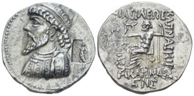 Elymais, Kamnaskires IV eleukeia on the Hedyphon Tetradrachm circa 58-57 (Starting Bid £ 250)