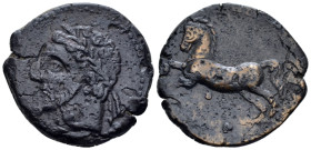 Kings of Numidia, Massinissa or Micipsa. 203-148 BC or 148-118 BC Unit circa 148-118 - Ex Morton & Eden sale 115, 2022, 146 (part of). From the duplic...