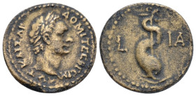 Egypt, Alexandria Domitian, 81-96 Obol circa 91-92 (year 11) - From a private British collection. (Starting Bid £ 60)