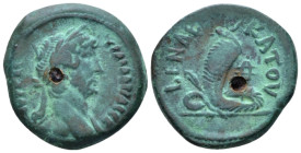 Egypt, Alexandria Hadrian, 117-138 Diobol circa 126-127 (year 11) - From a private British collection. (Starting Bid £ 45)