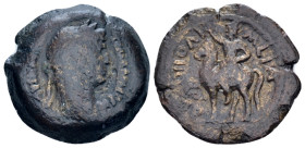 Egypt, Alexandria Hadrian, 117-138 Obol Diospolis Magna. circa 126-127 (year 11) - From a private British collection. (Starting Bid £ 80)