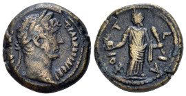 Egypt, Alexandria Hadrian, 117-138 Obol Xoite. circa 126-127 (year 11) - From a private British collection. (Starting Bid £ 50)