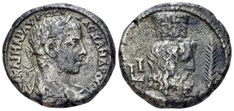Egypt, Alexandria. Dattari. Severus Alexander, 222-235 Tetradrachm circa 230-231...