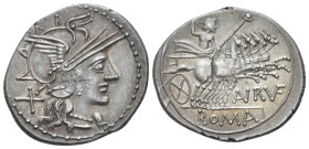 T. Annius Rufus. Denarius circa 144 (Starting Bid £ 50 *)