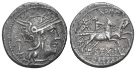 Sex. Iulius Caesar. Denarius circa 129 (Starting Bid £ 45 *)