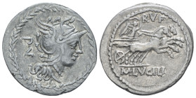 M. Lucilius Rufus. Denarius circa 101 (Starting Bid £ 35)
