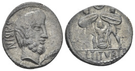 L. Tituri L. f. Sabinus. Denarius circa 89 (Starting Bid £ 35 *)