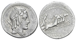 L. Iulius Bursio. Denarius circa 85 (Starting Bid £ 35)