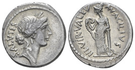Mn. Acilius Glabrio. Denarius circa 49 (Starting Bid £ 50 *)
