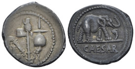 C. Iulius Caesar. Denarius mint moving with Caesar 49-48 (Starting Bid £ 200 *)