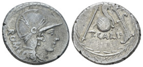 T. Carisius. Denarius circa 46 (Starting Bid £ 60 *)