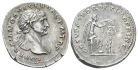 Trajan, 98-117 Denarius Rome 111 - Ex Roma Numismatics sale XXIII, 2022, 928. From the Paulo Leitão Collection. (Starting Bid £ 200)