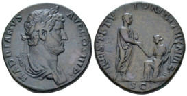 Hadrian, 117-138 Sestertius Rome circa 130-138 - Ex Nomisma sale 1996. (Starting Bid £ 250 *)