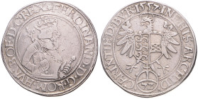 FERDINAND I (1526 - 1564)
 72 Kreuzer 1557 Klagenfurt Klagenfurt. Dav 8022 30.59 g. VF | VF