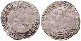FREDERICK V OF THE PALATINATE (1619 - 1620)
 24 Kreuzer 1620 Praha Praha. Hal 657 7.54 g. about EF | about EF