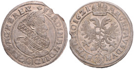 FERDINAND II (1617 - 1637)
 48 Kreuzer 1621 Brno Brno. Hal 859 9.04 g. VF | VF , odlomený strížek | chipped planchet