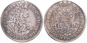 LEOPOLD I (1657 - 1705)
 1/2 Thaler 1702 KB KB. Husz 1404 14.29 g. VF | VF