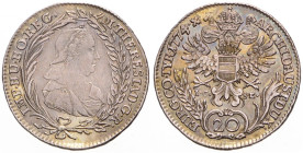 MARIA THERESA (1740 - 1780)
 20 Kreuzer 1774 I.C.S.K I.C.S.K. Her 855 6.57 g. about EF | about EF
