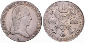 FRANCIS II / I (1792 - 1806 - 1835)
 1 Thaler 1796 M M. Her 491 29.45 g. EF | EF