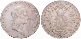 FRANCIS II / I (1792 - 1806 - 1835)
 1/2 Thaler 1830 A A. Früh 262 13.98 g. EF | about UNC