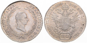 FRANCIS II / I (1792 - 1806 - 1835)
 20 Kreuzer 1828 B B. Früh 365 6.68 g. about UNC | UNC